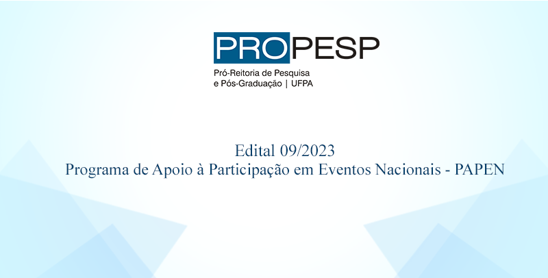 Edital 09/2023 - PROPESP/PAPEN