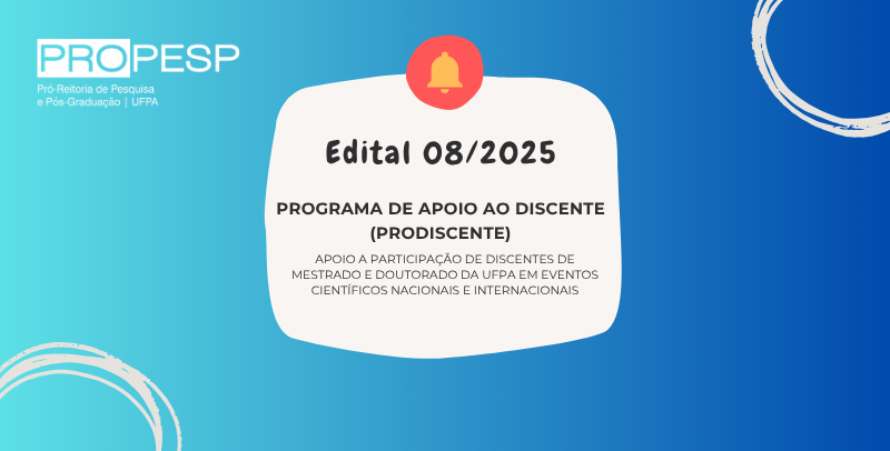 Edital 08/2025 PROPESP/PRODISCENTE