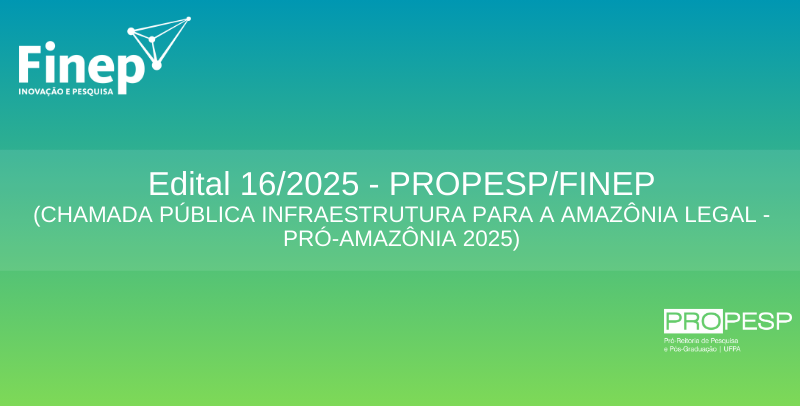 Edital 16/2025 - PROPESP/FINEP
