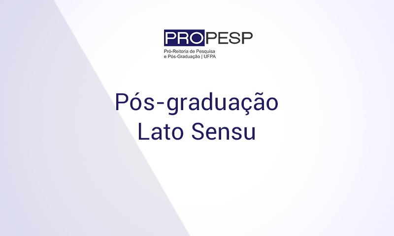 Abertura do período de submissão de novas propostas de cursos de especialização